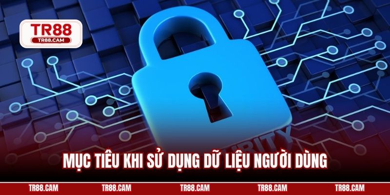 Mục tiêu khi sử dụng dữ liệu người dùng